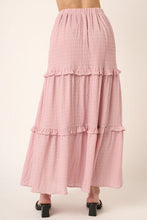 Load image into Gallery viewer, Mittoshop Drawstring High Waist Frill Skirt