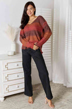 Load image into Gallery viewer, Gradient V-Neck Sweater