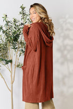 Load image into Gallery viewer, DOORBUSTER DEAL: Bae Full Size Hooded Sweater Cardigan Cardigan