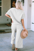 Load image into Gallery viewer, Short Sleeve Top and Pants Set