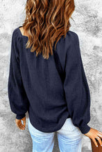 Load image into Gallery viewer, Square Neck Waffle-Knit Top