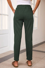 Load image into Gallery viewer, Drawstring Straight Pants with Pockets