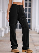 Load image into Gallery viewer, Straight Denim Cargo Pants