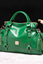 Load image into Gallery viewer, PU Leather Handbag with Tassels