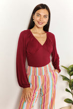 Load image into Gallery viewer, Culture Code  Full Size V-Neck Bodysuit