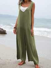 Load image into Gallery viewer, Full Size Wide Strap Jumpsuit with Pockets