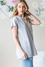 Load image into Gallery viewer, Heimish Full Size Pocketed Round Neck Short Sleeve T-Shirt
