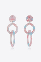 Load image into Gallery viewer, Acrylic Double-Hoop Earrings