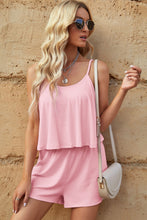 Load image into Gallery viewer, Ribbed Adjustable Spaghetti Strap Romper