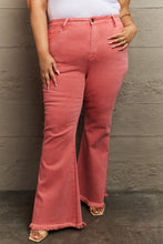 Load image into Gallery viewer, RISEN Bailey Full Size High Waist Side Slit Flare Jeans