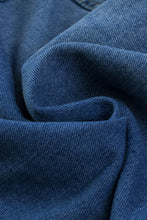 Load image into Gallery viewer, Distressed Hooded Denim Jacket