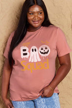 Load image into Gallery viewer, Simply Love Full Size BOO SQUAD Graphic Cotton T-Shirt
