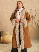 Load image into Gallery viewer, Plus Size Open Front Long Sleeve Coat