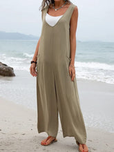 Load image into Gallery viewer, Full Size Wide Strap Jumpsuit with Pockets