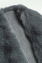 Load image into Gallery viewer, Striped Fringe Detail Long Sleeve Poncho