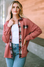 Load image into Gallery viewer, Plaid Button Down Collared Jacket