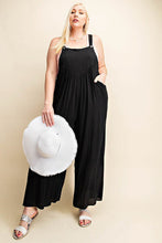 Load image into Gallery viewer, Kori America Full Size Sleeveless Ruched Wide Leg Overalls
