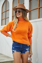 Load image into Gallery viewer, Turtle Neck Long Sleeve Pullover Sweater