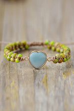 Load image into Gallery viewer, Handmade Heart Shape Natural Stone Bracelet