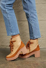 Load image into Gallery viewer, East Lion Corp Lace Up Lug Booties