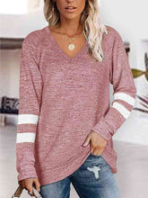 Load image into Gallery viewer, V-Neck Raglan Sleeve T-Shirt