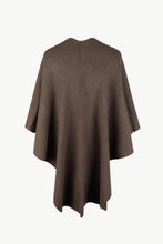 Load image into Gallery viewer, Surplice Neck Pom-Pom Trim Poncho
