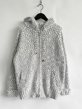 Load image into Gallery viewer, Zip Up Drawstring Long Sleeve Hooded Sweater