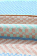 Load image into Gallery viewer, Color Block Pocketed Dropped Shoulder Cardigan
