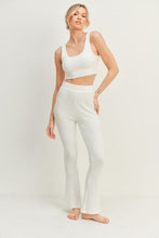 Load image into Gallery viewer, Kimberly C Waffle Tank and High Waist Flare Pants Set