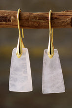 Load image into Gallery viewer, Handmade Geometrical Shape Natural Stone Dangle Earrings