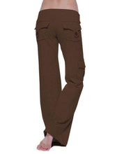 Load image into Gallery viewer, Mid Waist Pants with Pockets