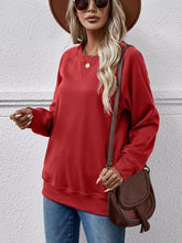 Load image into Gallery viewer, Round Neck Long Sleeve Sweatshirt