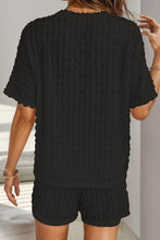 Load image into Gallery viewer, Round Neck Short Sleeve T-Shirt and Shorts Set