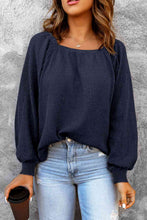 Load image into Gallery viewer, Square Neck Waffle-Knit Top