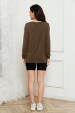 Load image into Gallery viewer, Basic Bae Full Size V-Neck Long Sleeve Top