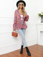 Load image into Gallery viewer, Button Up Dropped Shoulder Cardigan