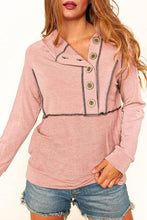 Load image into Gallery viewer, Buttoned Long Sleeve Hoodie