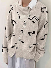 Load image into Gallery viewer, Dropped Shoulder Buttoned Cardigan