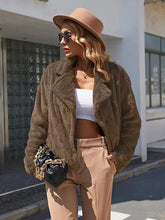 Load image into Gallery viewer, Plush Open Front Dropped Shoulder Jacket