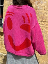Load image into Gallery viewer, Contrast Drop Shoulder Long Sleeve Sweater