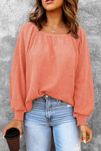 Load image into Gallery viewer, Square Neck Waffle-Knit Top