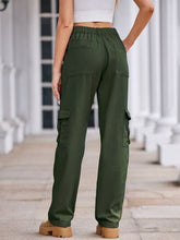 Load image into Gallery viewer, Straight Denim Cargo Pants