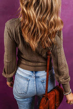 Load image into Gallery viewer, Button Up V-Neck Long Sleeve Cardigan