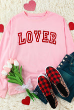 Load image into Gallery viewer, LOVER Round Neck Dropped Shoulder Sweatshirt