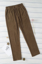 Load image into Gallery viewer, Drawstring Straight Pants with Pockets