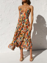 Load image into Gallery viewer, Printed Sleeveless Midi Cami dress
