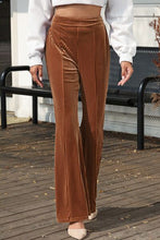 Load image into Gallery viewer, High Waist Corduroy Flare Pants