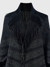 Load image into Gallery viewer, Fringe Detail Open Front Poncho