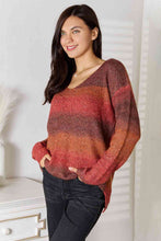 Load image into Gallery viewer, Gradient V-Neck Sweater