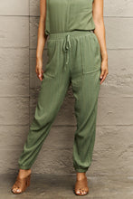 Load image into Gallery viewer, Tie Waist Long Pants with Pocket